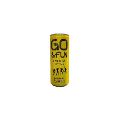 Picture of GO&FUN ENERGY DRINK LEMON & GINGER 250ML